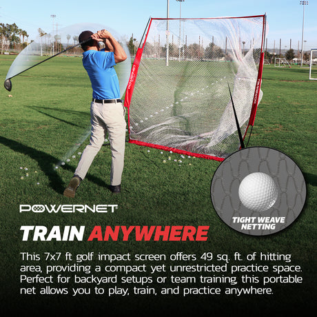 7x7 FT Golf Net Sports PowerNet