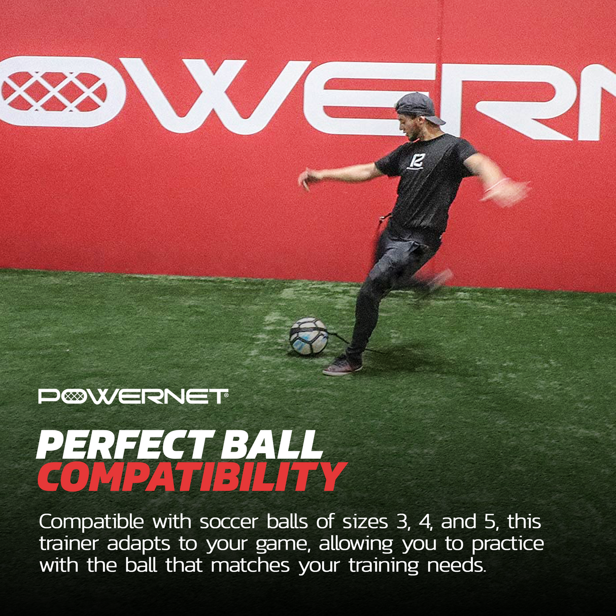 Soccer Solo Trainer Sports PowerNet
