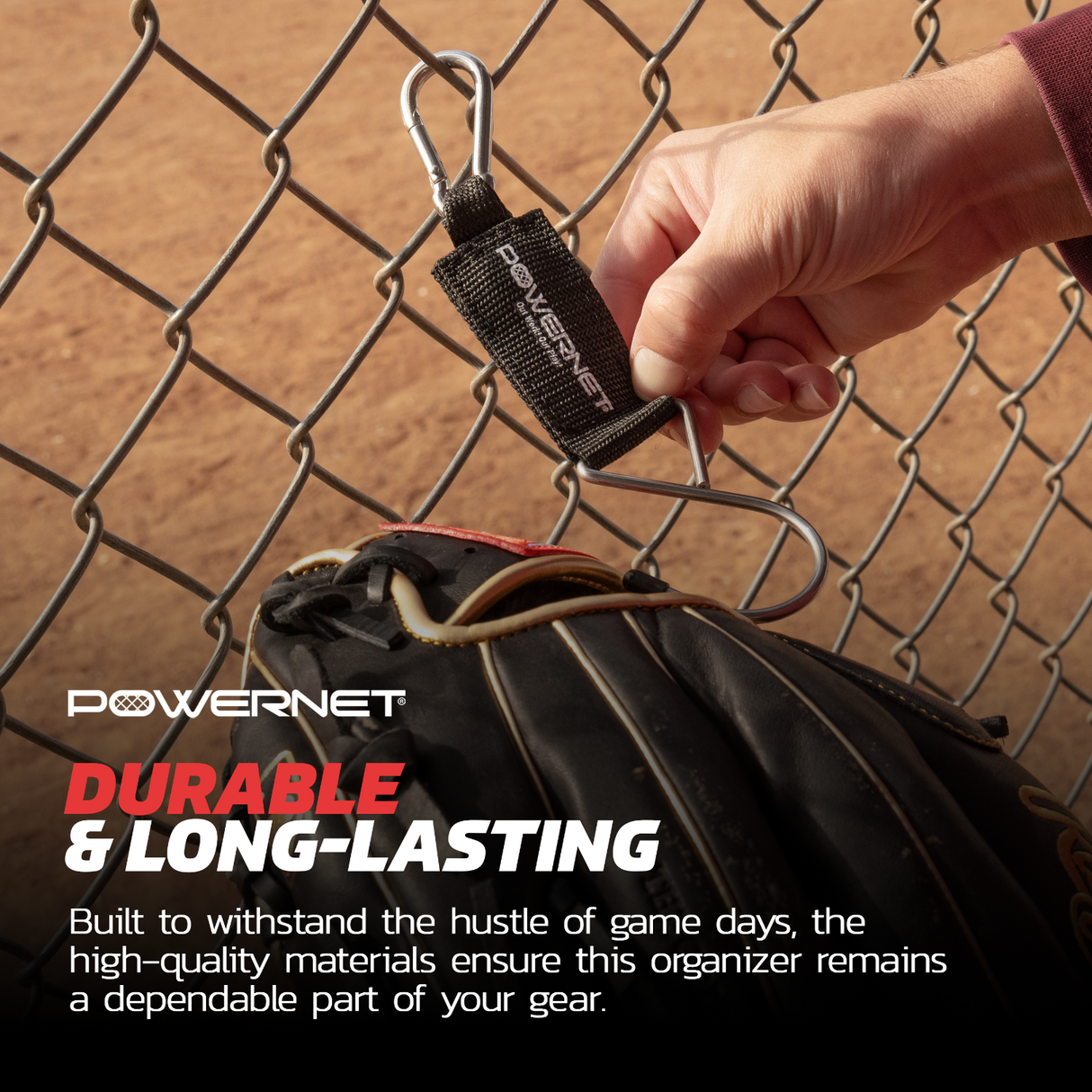 Dugout Bundle | Bat Fence Rack + Fence Hook + Gear Hanger Sports PowerNet