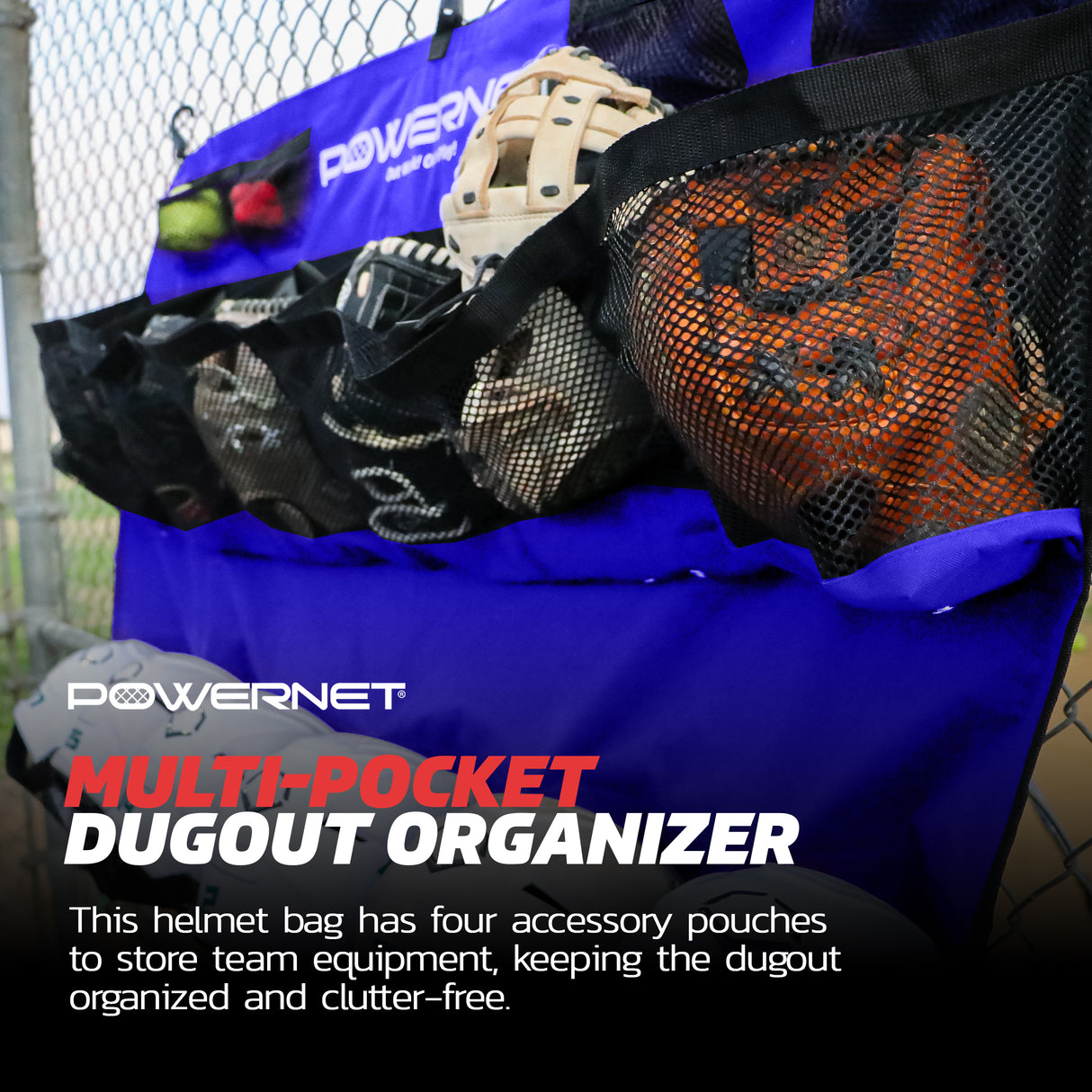 On Deck Team Dugout Organizer Bundle Sports PowerNet