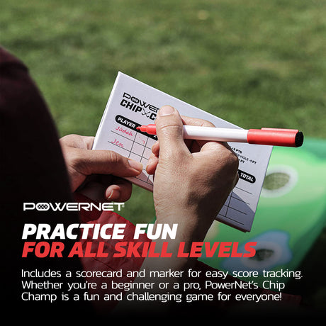 Chip Champ Golf Portable Cornhole Game Sports PowerNet