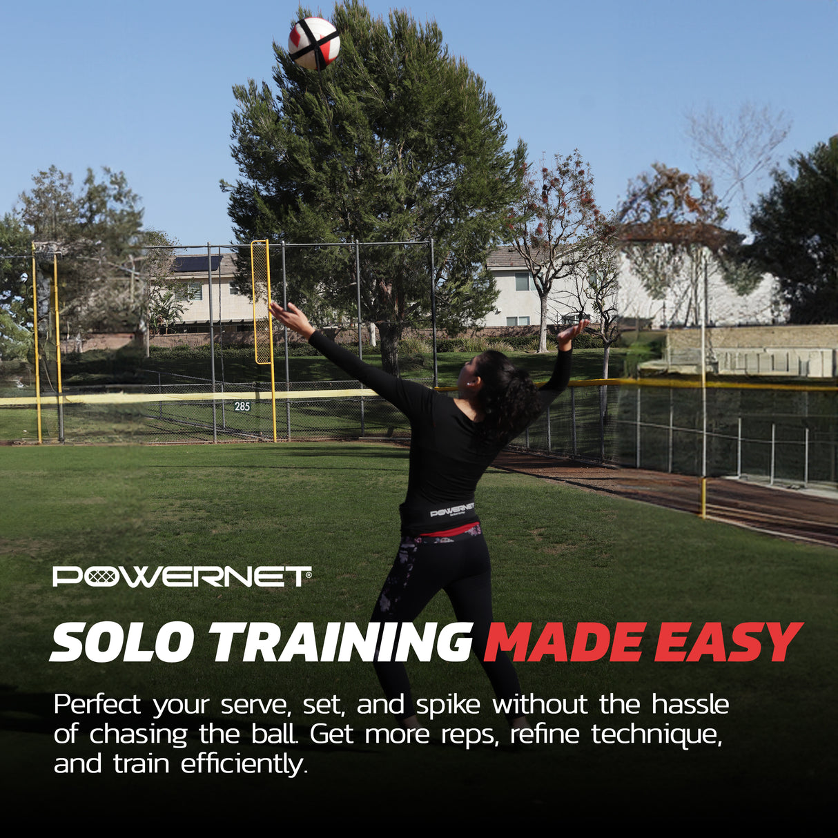Volleyball Solo Trainer TrainingNets by PowerNet