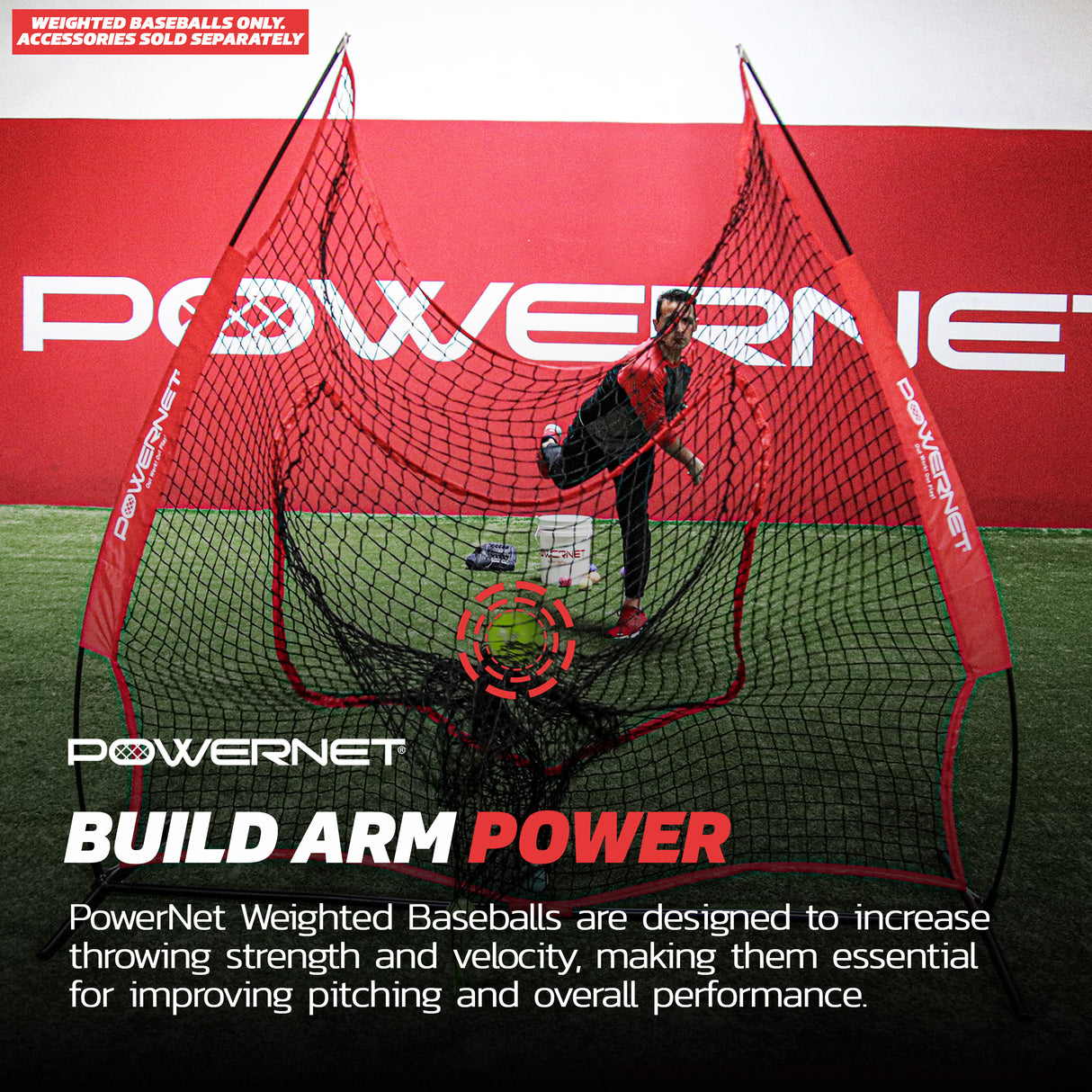 3-12 Oz Progressive Weighted Training Baseballs 9 PK Sports PowerNet