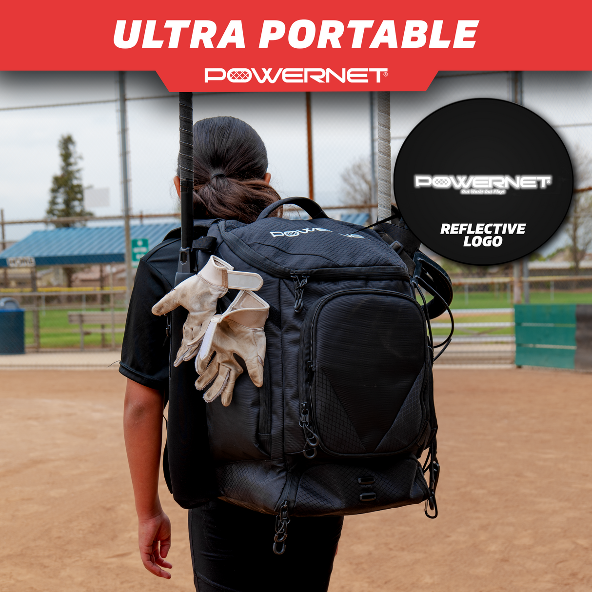 The Surge Softball Baseball Backpack Backpack PowerNet