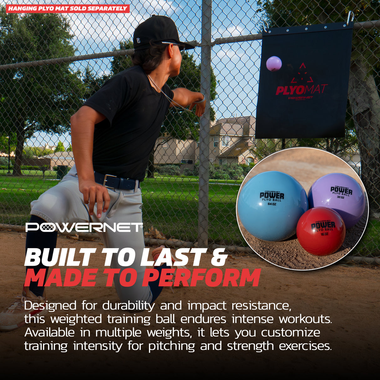 Plyometric Training Balls TrainingNets by PowerNet