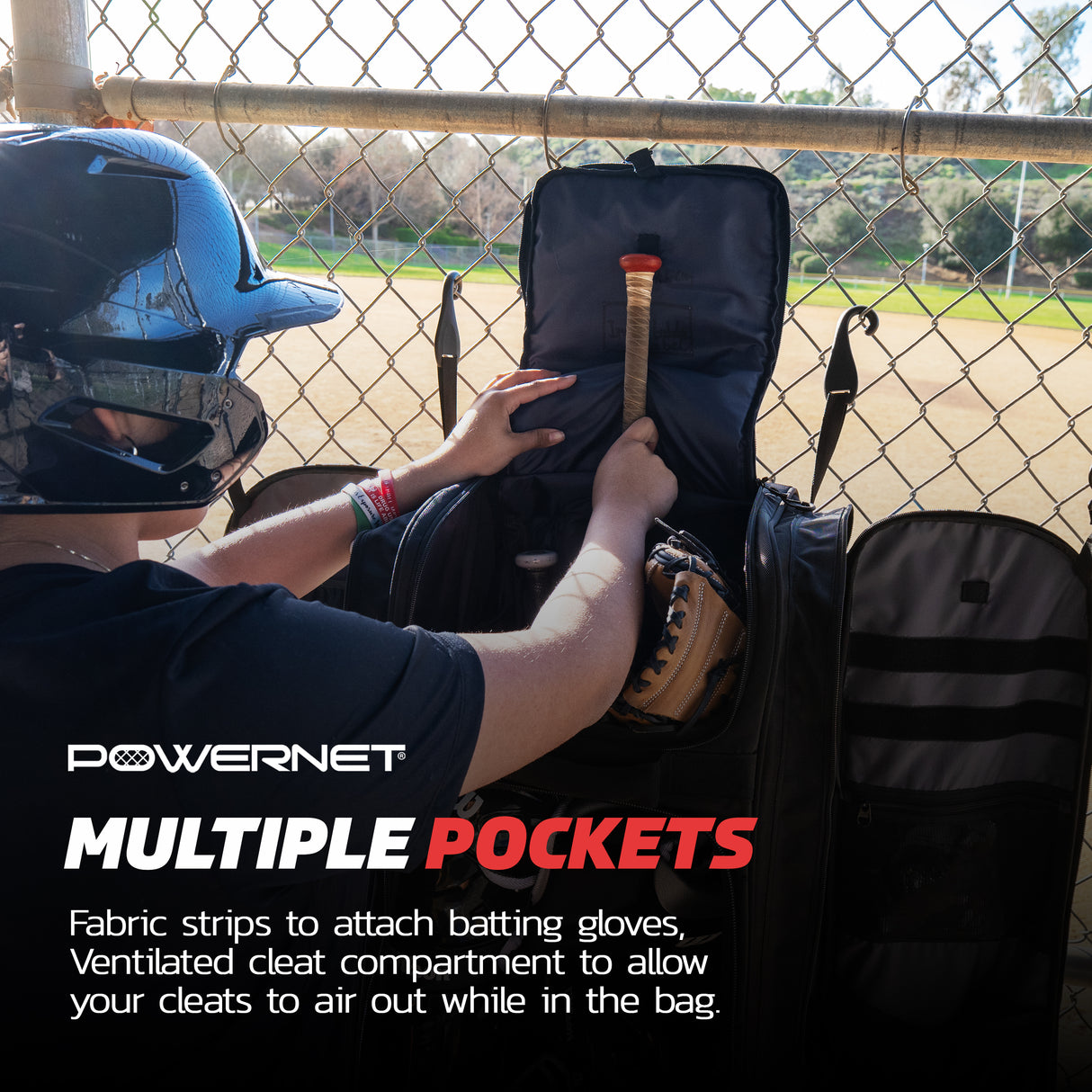 PRO Optimus Catcher's Gear Equipment Bag PowerNet by TrainingNets