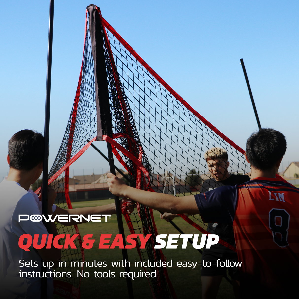 Four Square Volleyball Training Net Game Sports PowerNet