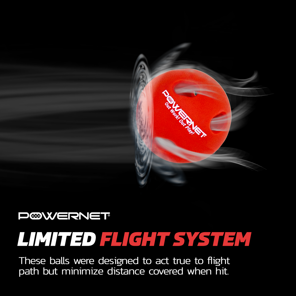 Limited Flight Crushers Training Balls sports PowerNet