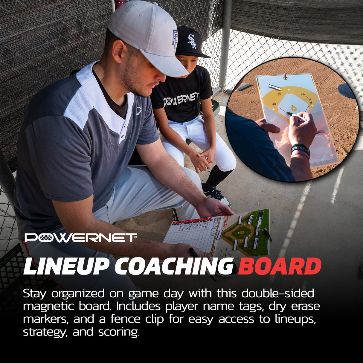 On Deck Team Dugout Organizer Bundle Sports PowerNet