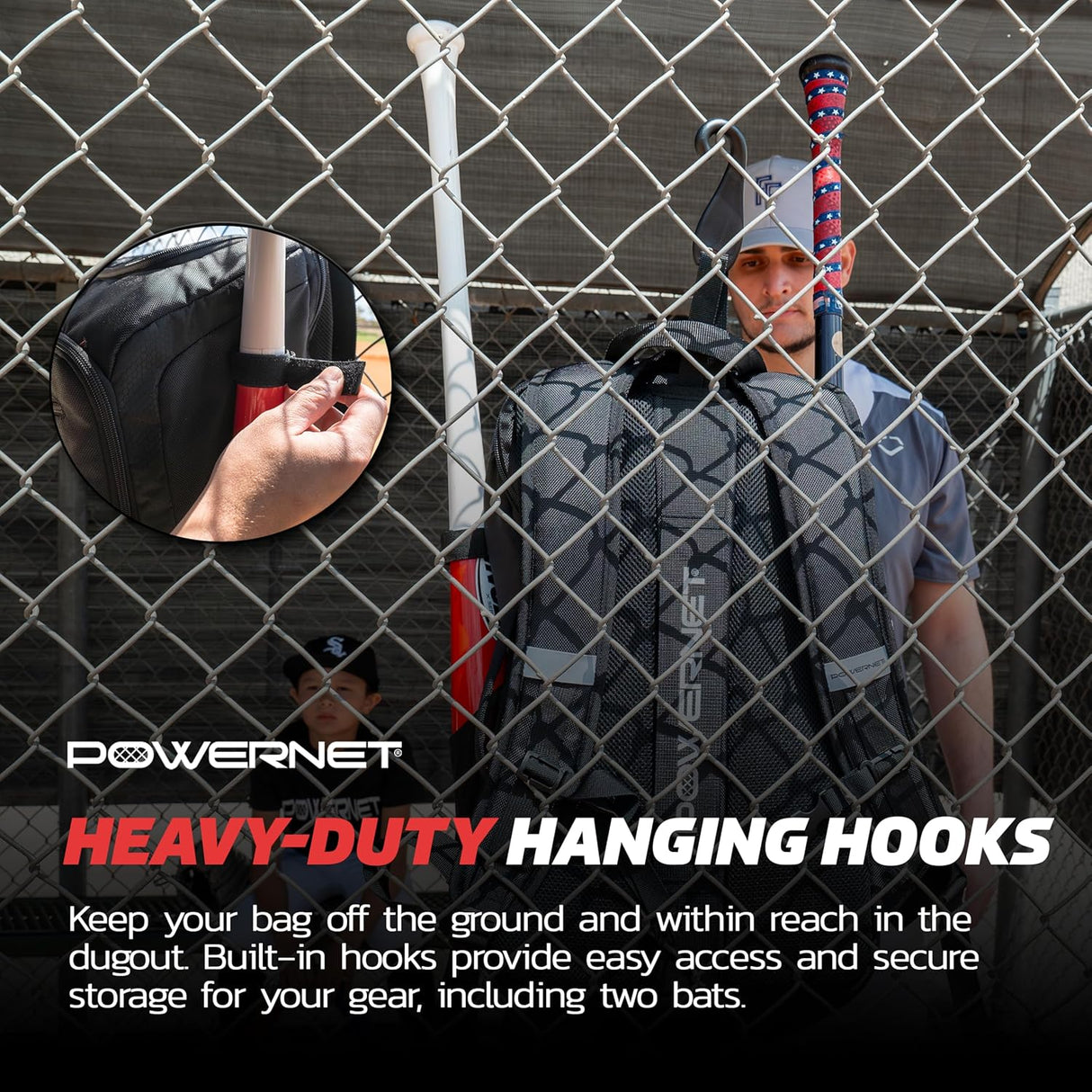 Coach's Baseball Backpack TrainingNets by PowerNet