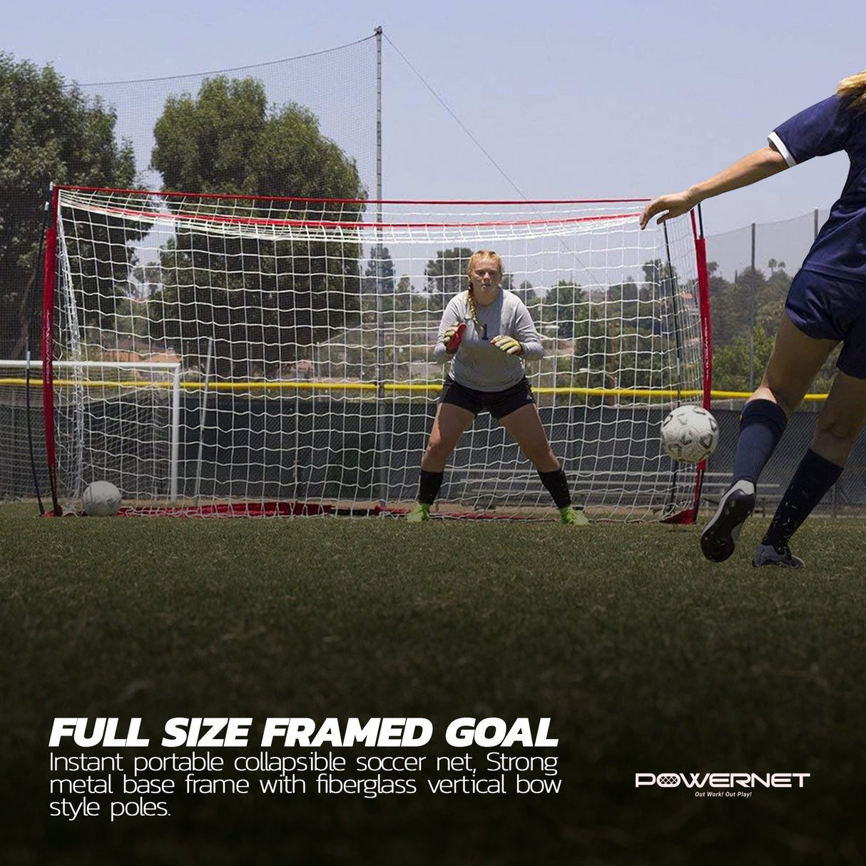 PRO BUNDLE | 12x6 Soccer Home Practice Bundle TrainingNets by PowerNet