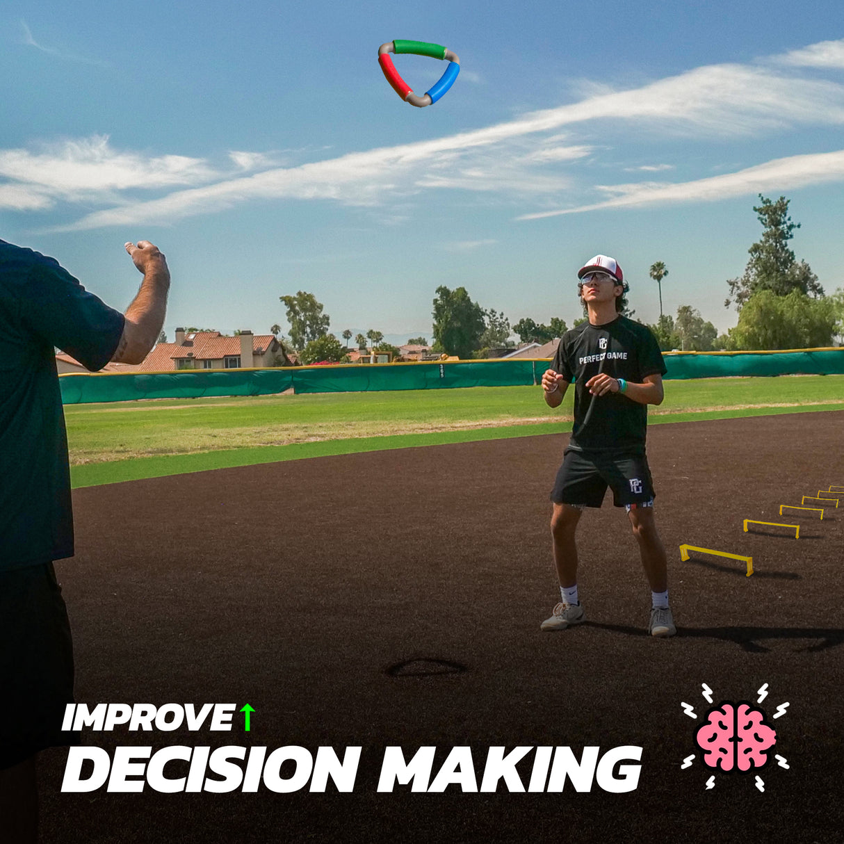 Pro Training Bundle | 5x5 Practice Net, Practice Baseballs & Tri Action Catch Tool TrainingNets by PowerNet