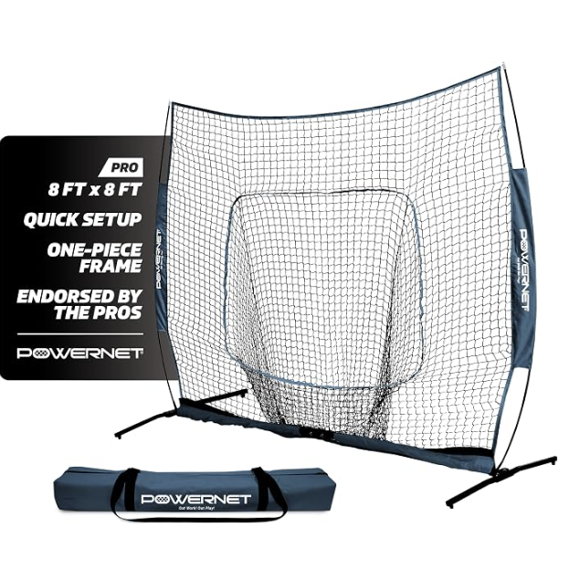 8x8 FT XLP PRO Training Net Sports PowerNet Navy