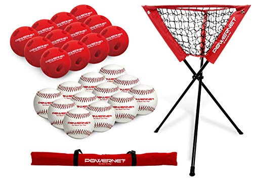Practice Baseballs & Limited Flight Crushers w/ Ball Caddy Bundle sports PowerNet Default Title