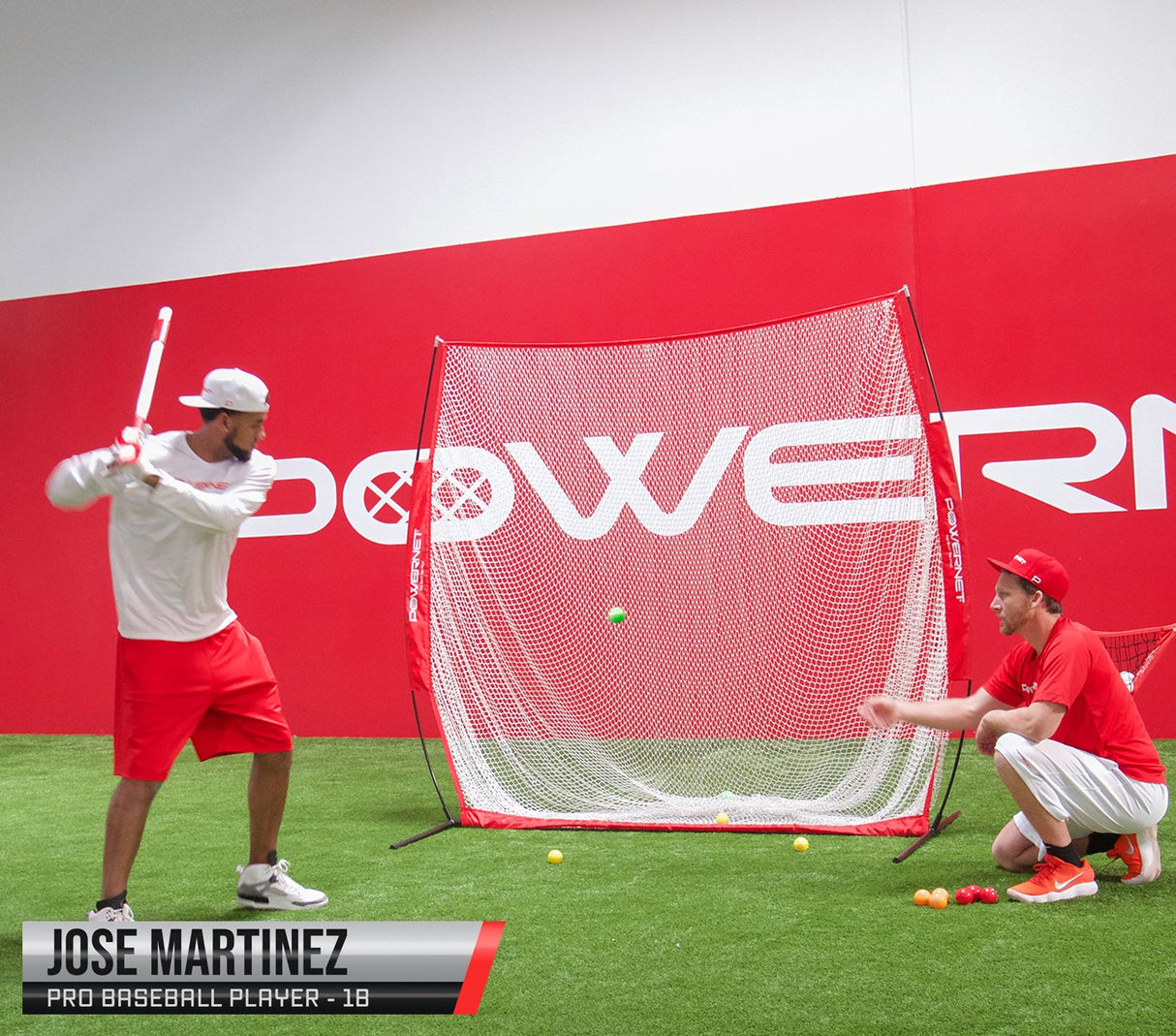 Micro 2" Weighted Training Balls 12 Pack Complete Set & Net Bundle Sports PowerNet