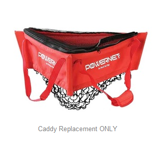 Removable Zippered Caddy Replacement Net/Bag (RED) Replacement Parts PowerNet