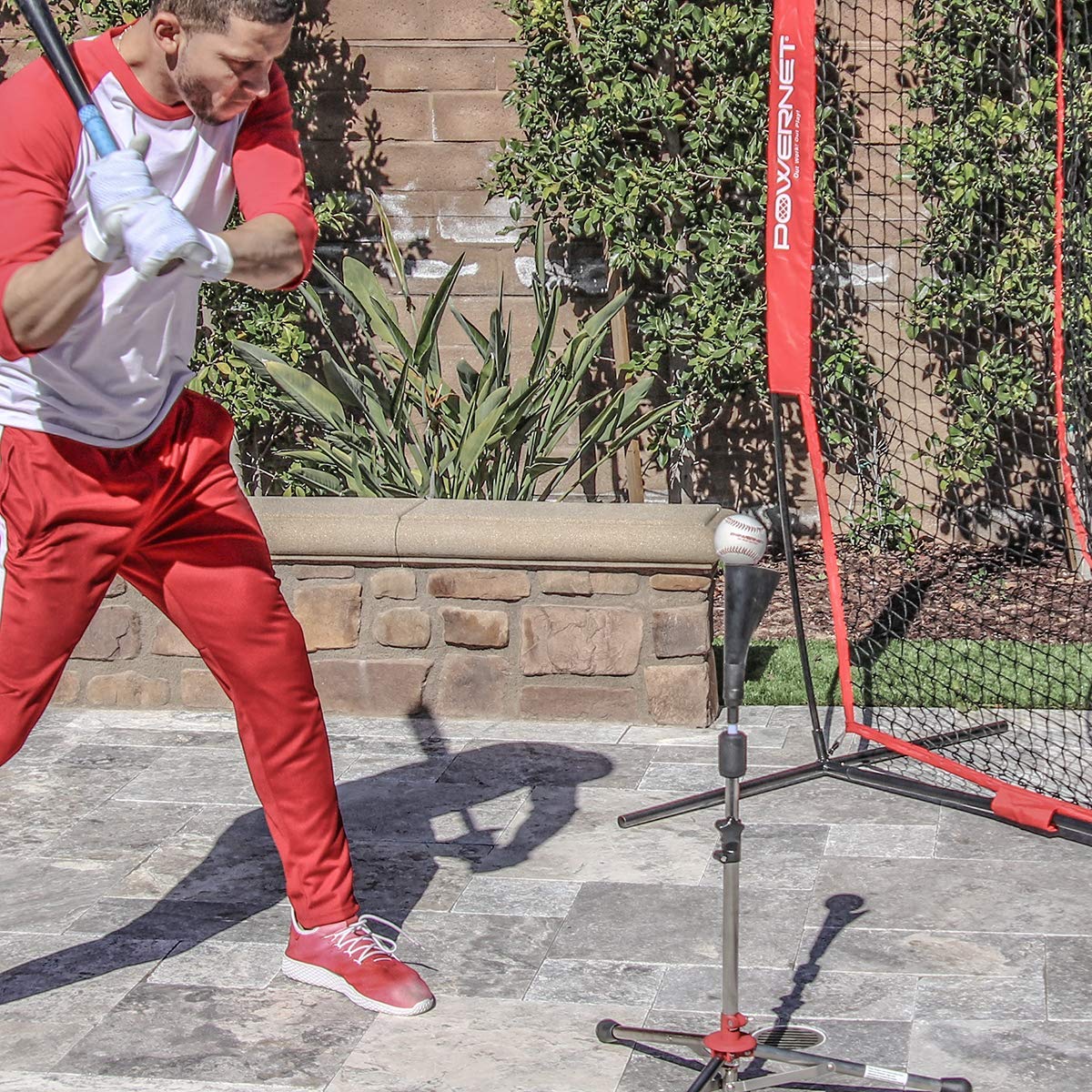 Practice Baseballs (24 PK) and Ball Caddy Bundle Sports PowerNet