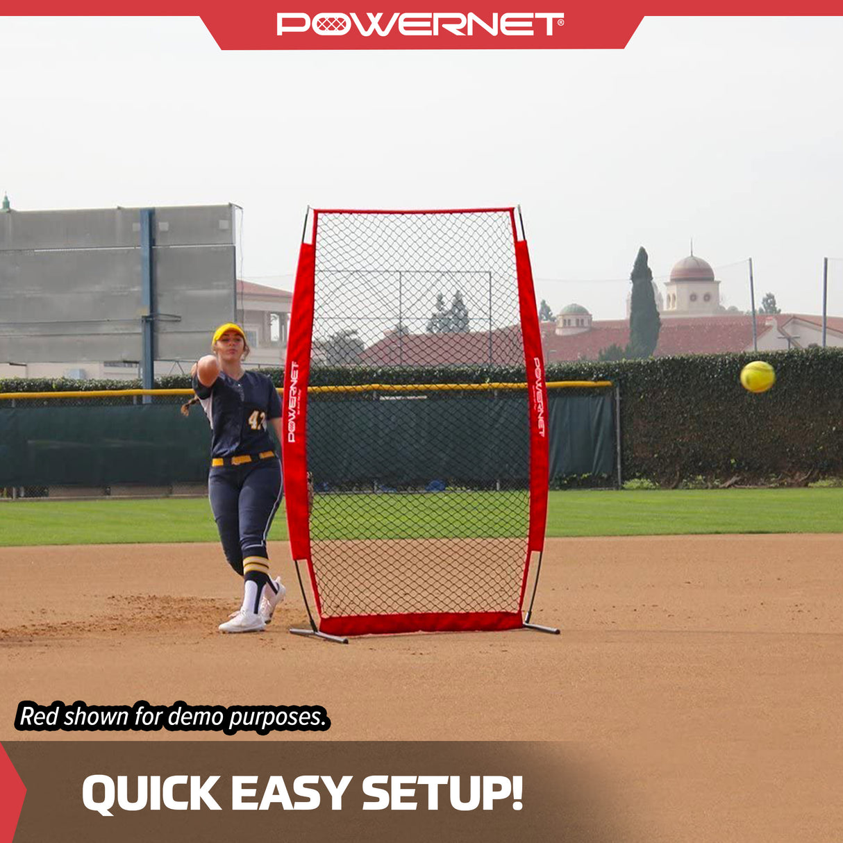 I-Screen w/ Frame + Infielder Net Bundle Sports PowerNet