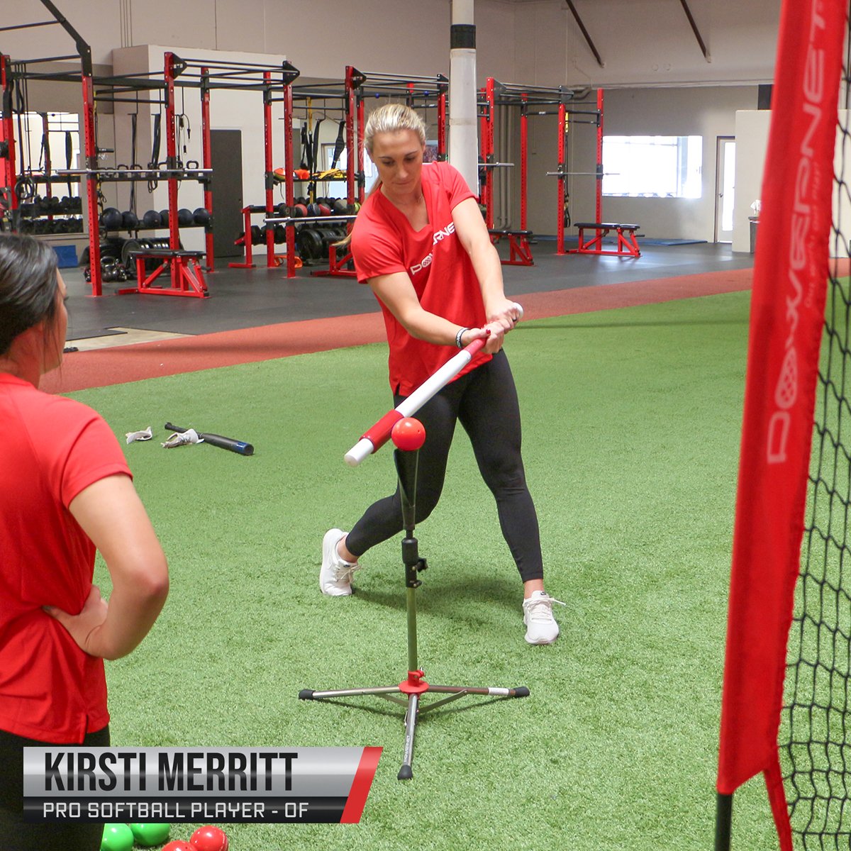 PRO Heavy Batting Tee + Weighted Training Ball Bundle sports PowerNet