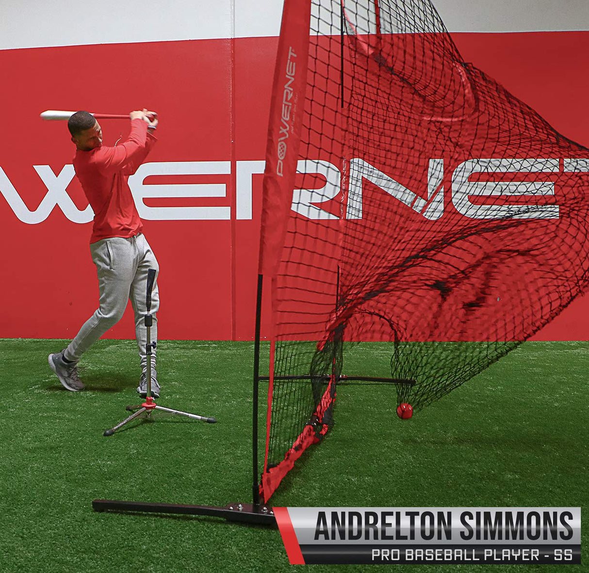 8x8 XLP PRO Net and Tee Bundle Sports PowerNet