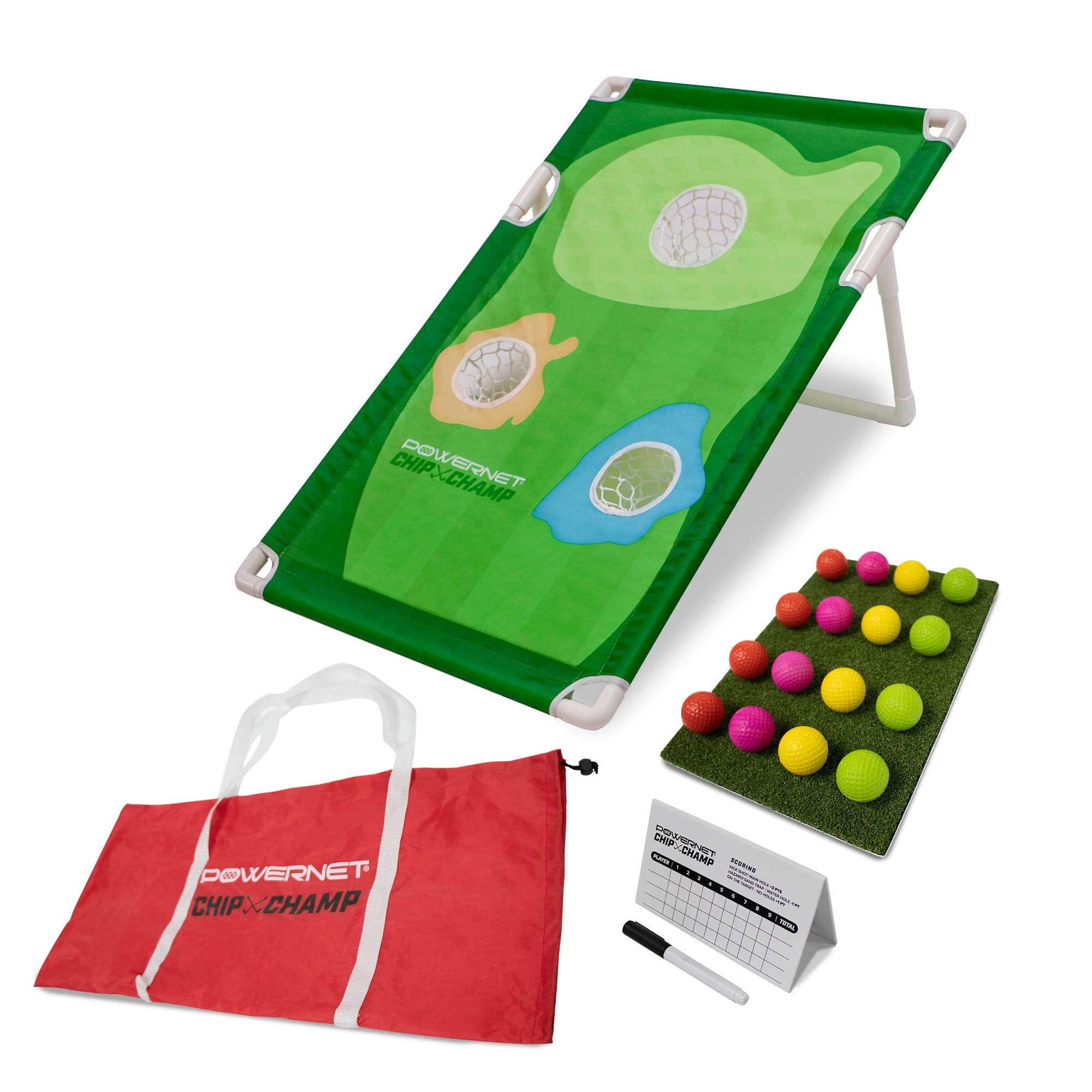 GoSports BattleChip VERSUS Golf Cornhole Chipping Game –