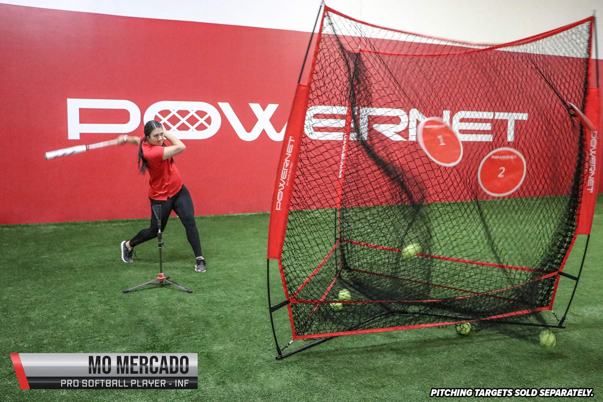 Triple Threat Team Training Net Softball Bundle Sports PowerNet