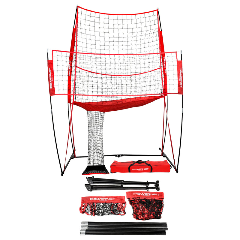 Volleyball Practice Net Station 8 ft Wide by 11 ft High