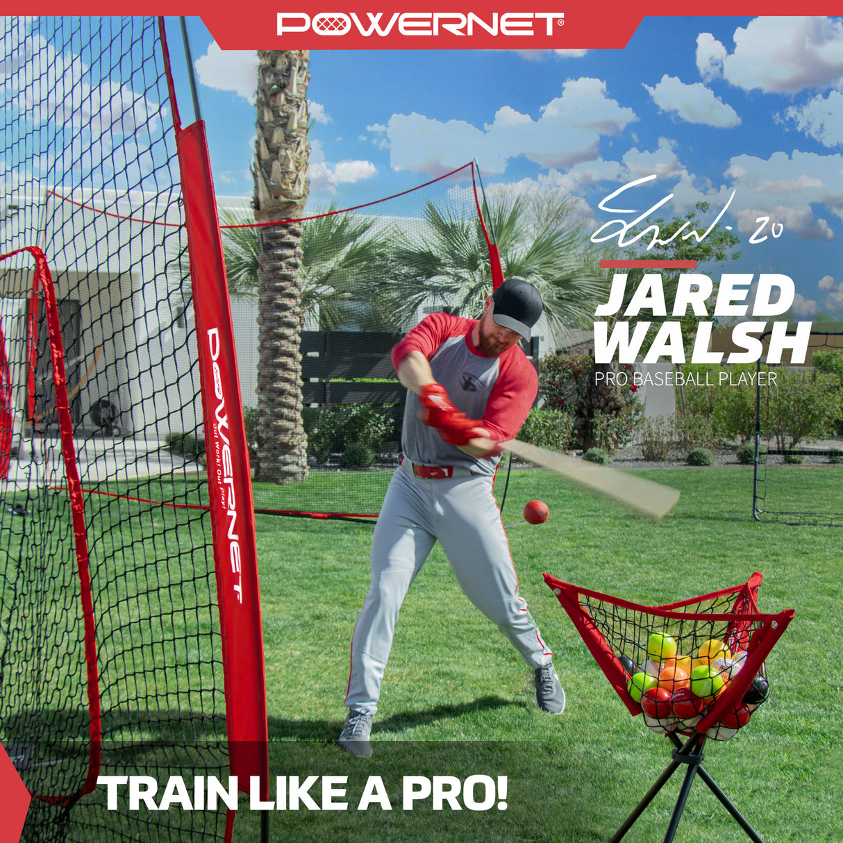 Practice Net 7x7 Baseball Bundle Sports PowerNet