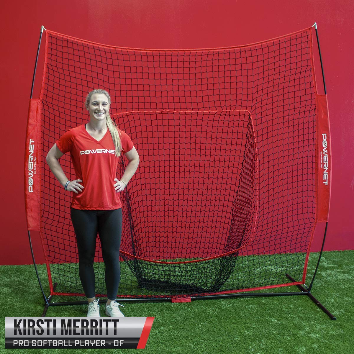 7x7 Practice Net & Softball Bundle Sports PowerNet