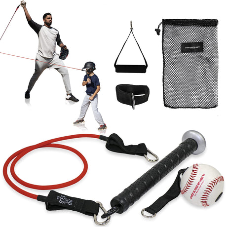 Bat Handle Resistance Trainer | Baseball Softball Training Aid Training Bands PowerNet