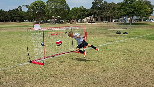 Soccer Goal 8x4 Portable Bow Style Net 1 Goal w/ Carrying Bag
