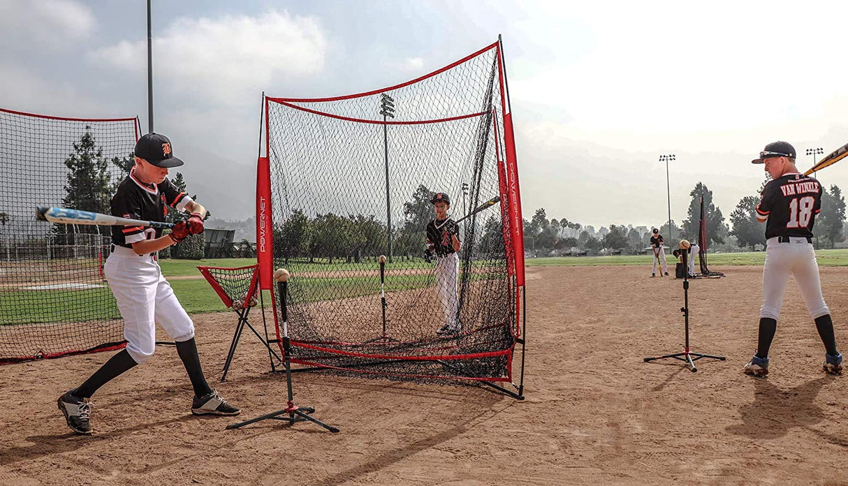 Triple Threat Team Training Net Baseball Bundle Sports PowerNet