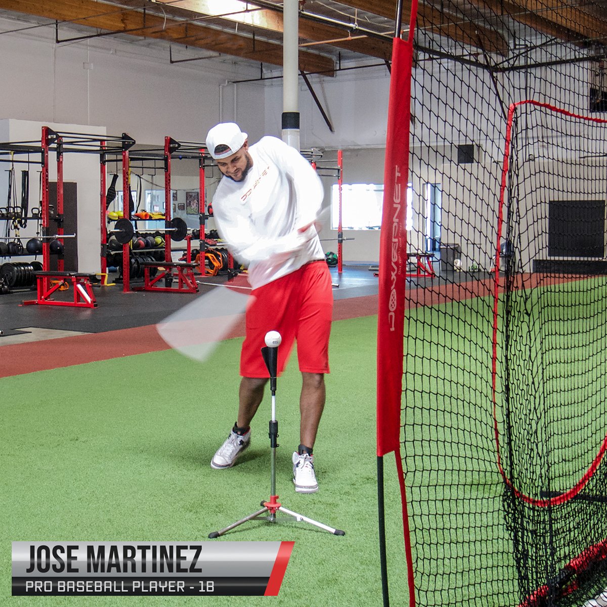 PRO Heavy Batting Tee + Weighted Training Ball Bundle sports PowerNet