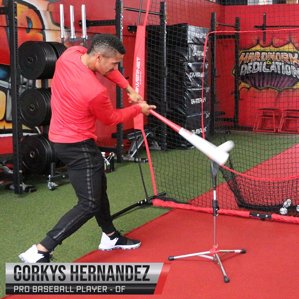 PRO Heavy Batting Tee + Weighted Training Ball Bundle sports PowerNet