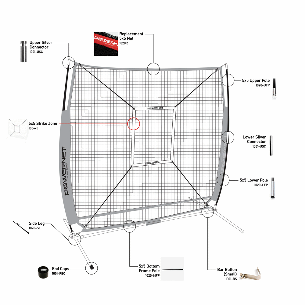 Replacement Parts - 5x5 Net – PowerNet by TrainingNets
