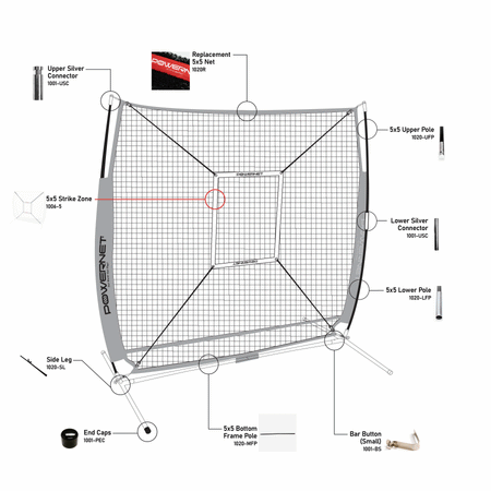Replacement Parts - 5x5 Net