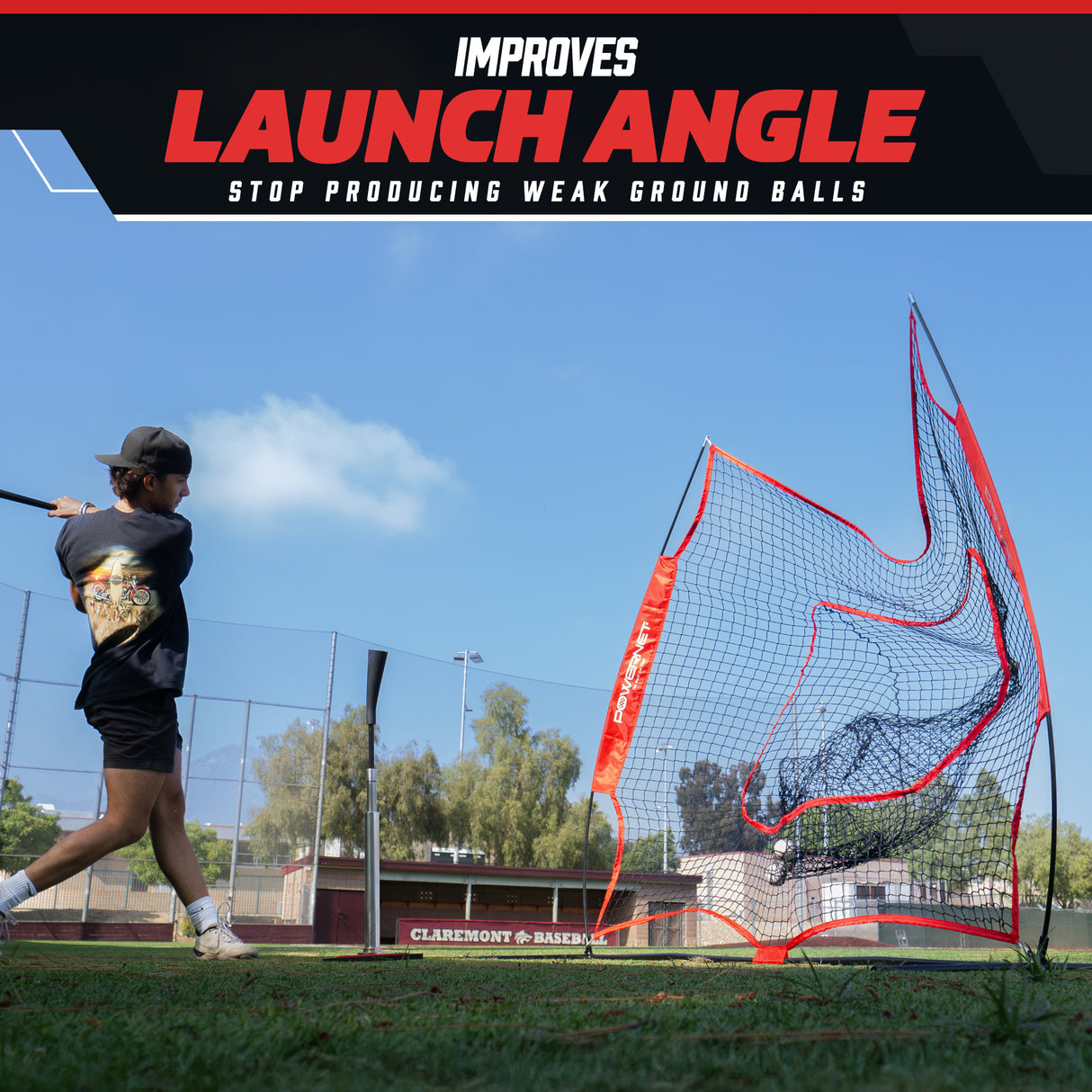 The Original 7x7 FT Baseball Softball Training Net (v3) Baseball PowerNet