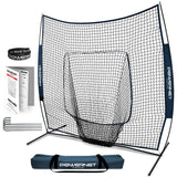 The Original 7x7 FT Baseball Softball Training Net Baseball PowerNet Navy