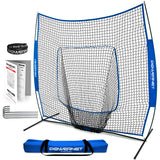 The Original 7x7 FT Baseball Softball Training Net Baseball PowerNet Royal Blue