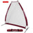 7 FT A-Frame Screen Portable Baseball Softball Training Net sports PowerNet Maroon