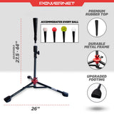 PRO BUNDLE | One-Piece Pro Frame and Tee Bundles (7x7 Net (Red) + Standard Tee) PowerNet by TrainingNets