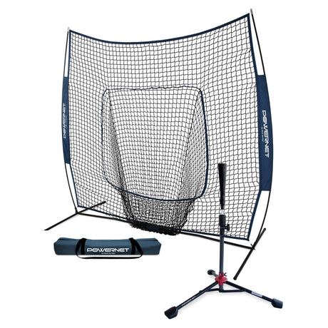 The Original 7x7 FT Training Net & Tee Combo sports PowerNet Navy