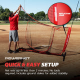 PRO BUNDLE | One-Piece Pro Frame and Tee Bundles (7x7 Net (Red) + Standard Tee) PowerNet by TrainingNets