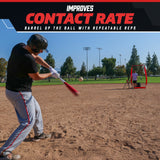 Pro Training Bundle | Launch F-lite Pitching Machine, Rolling Bag, Bucket Lifter & Baseballs TrainingNets by PowerNet
