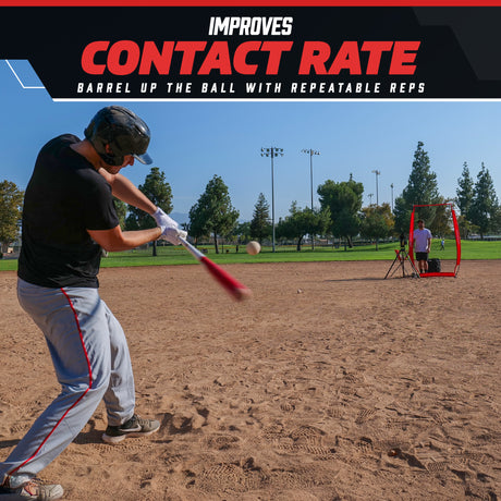 Pro Training Bundle | Launch F-lite Pitching Machine, Rolling Bag, Bucket Lifter & Baseballs TrainingNets by PowerNet