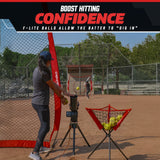 Pro Training Bundle | Breaking Ball Pitching Machine, Z-Screen, Ball Caddy & F-Lite Balls PowerNet by TrainingNets