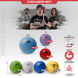 Power Plyometric Training Balls and Velocity Ball Bundle |Improve Arm Health and Velocity TrainingNets by PowerNet