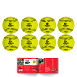 Weighted Softballs | 8 Different Weights Included | 4 to 12 oz Training Ball PowerNet