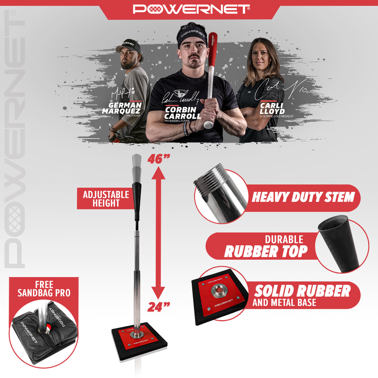 PRO BUNDLE | Pro Tee Softball Bucket Bundle TrainingNets by PowerNet