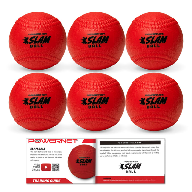 Slam Ball 6-Pack | Build Power TrainingNets by PowerNet
